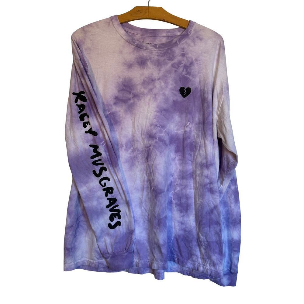 Kasey Musgraves Star-Crossed Collection Merch Tie Dye Long Sleeve Tee T-Shirt XL